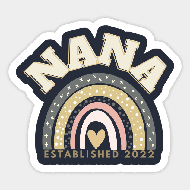 Nana Sticker by WildenRoseDesign